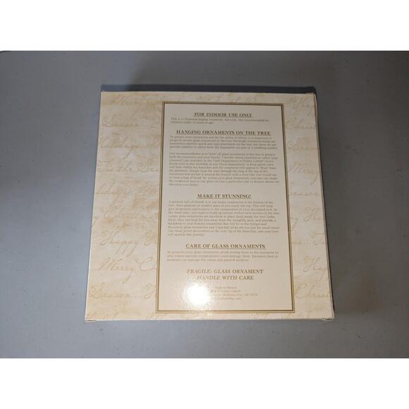 6 Glass Christmas Ornaments 2004 Hand Painted Snowmen Teardrop -0923 - Picture 3 of 3